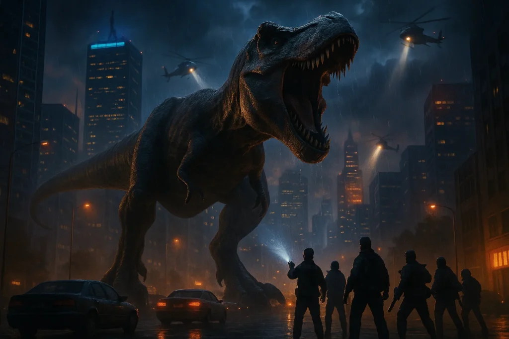 What If Dinosaurs Still Existed Today? A Clash Between Humans and Prehistoric Giants